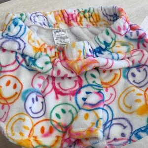Colorful Smiley Face Kids Pajama Bottoms